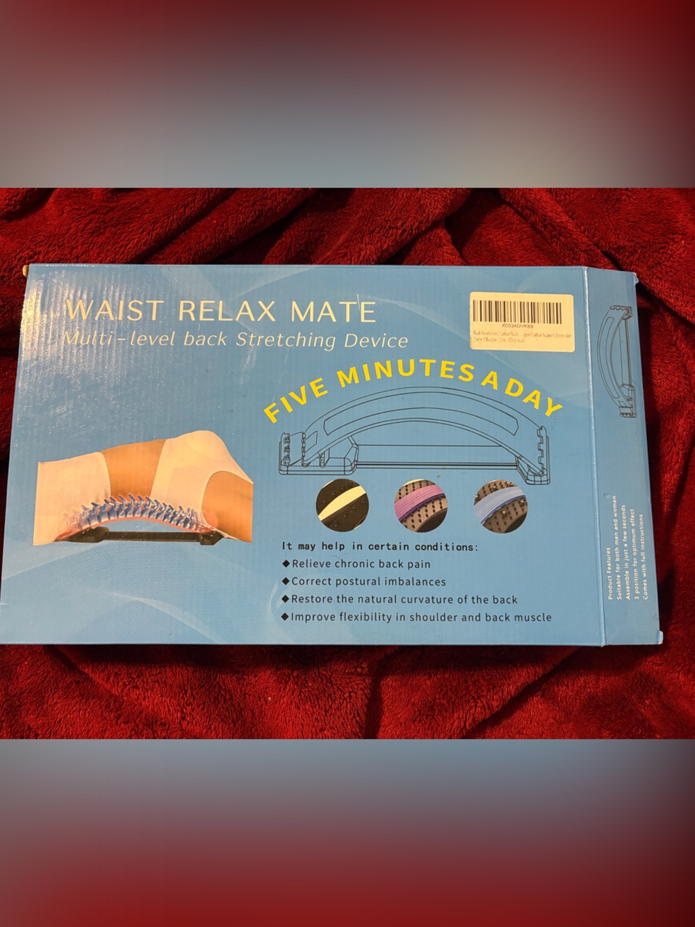 Waist Relax Mate Multi-Level Back Stretching Device